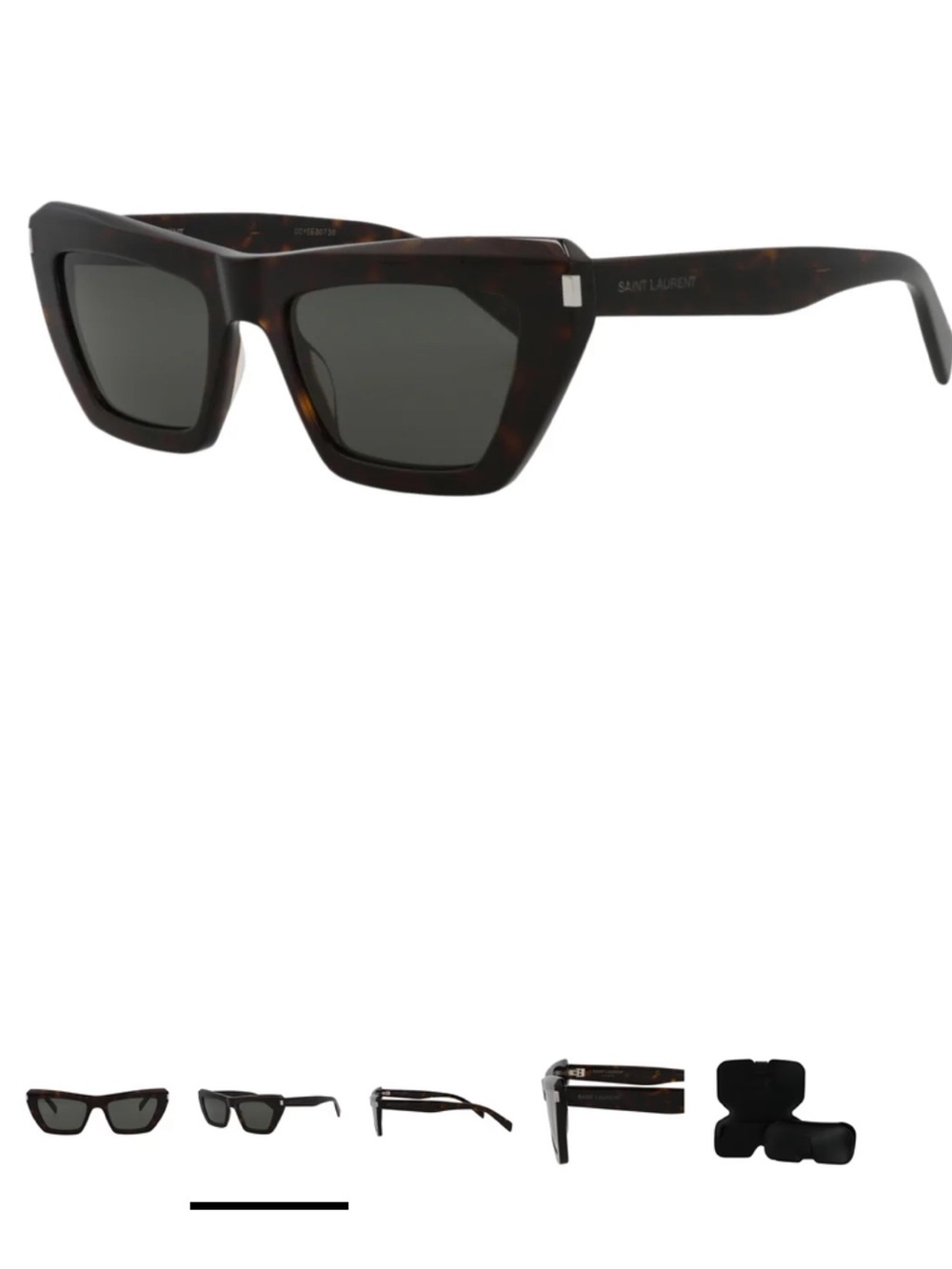 Saint Laurent Square-Frame Acetate Sunglasses